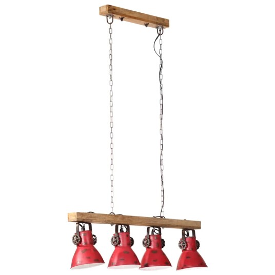 Taklampe 25 W mørkerød 90x24x111 cm E27 Taklampe 25 W mørkerød 90x24x111 cm E27