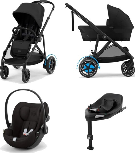 Cybex eGazelle S Moon Black Ink. Cloud G Moon Black + Base
