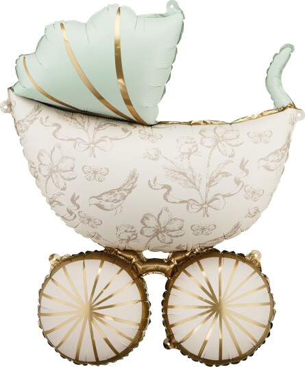 Partydeco Folieballong Barnevogn FB292
