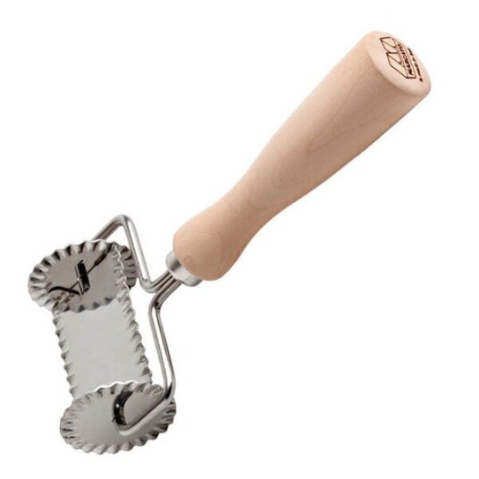 Marcato Pastakutter rektangulær tannet 6 cm rustfritt stål/tre Marcato Pastakutter rektangulær tannet 6 cm rustfritt stål/tre
