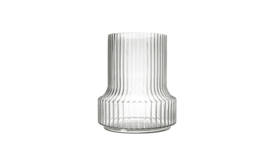Wikholm Form GROOVE Vase Klar