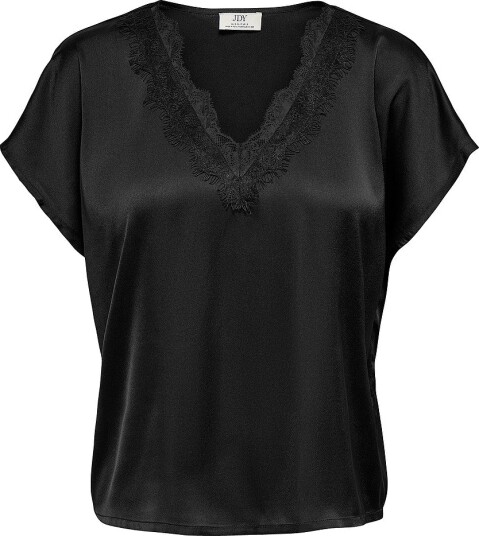 JDY   Bluse Jdyfifi S/S V Neck Top Wvn   Svart
