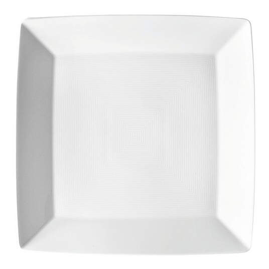 Rosenthal Loft kvadratisk tallerken hvit Ø 27 cm