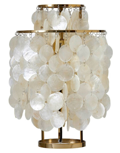 Verpan Fun 2 TM Bordlampe Brass Finish
