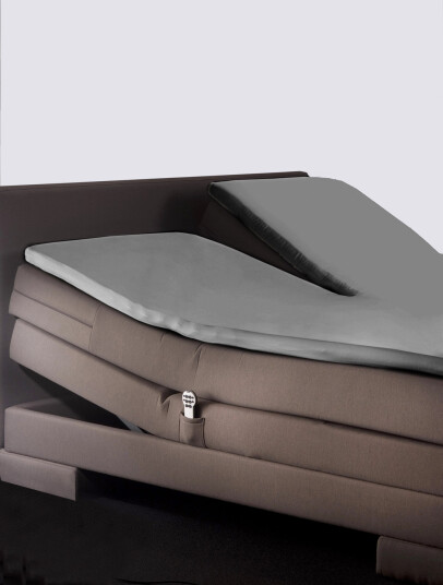 Turiform U-Splittlaken percale 90cm 180x200 Grå