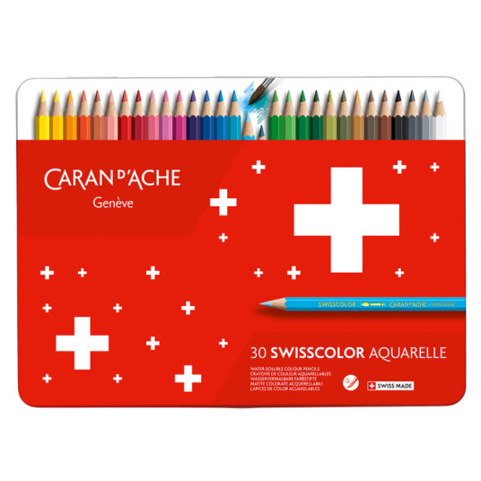 Caran d'Ache Swisscolor Aquarelle 30-sett