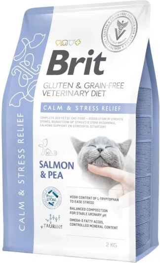Brit Veterinary Diet Brit Grain Free Veterinary Care Cat Calm & Stress Relief 2 kg Brit Veterinary Diet Brit Grain Free Veterinary Care Cat Calm & Stress Relief 2 kg