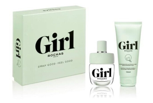 Rochas Girl Eau De Toilette 60ml + Body Wash 100ml Giftset