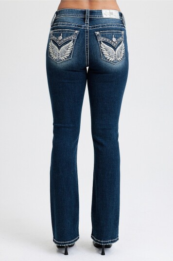 Miss Me Jeans Kenzie Bootcut Jeans Blå Miss Me Jeans Kenzie Bootcut Jeans Blå