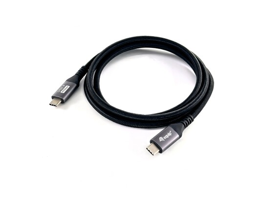 EQUIP USB Kabel 4.0 C -> C     St/St  2.00m 8K/60Hz  schwarz