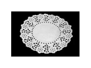 Multi Kagepapir Ø14 cm Rund Udstanset Hvid,500 stk/pk