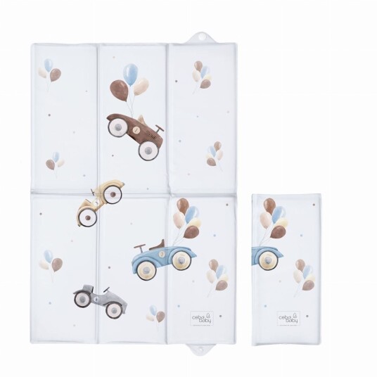 CEBA Stellematte, Foldbar, 60x40cm Retro Biler