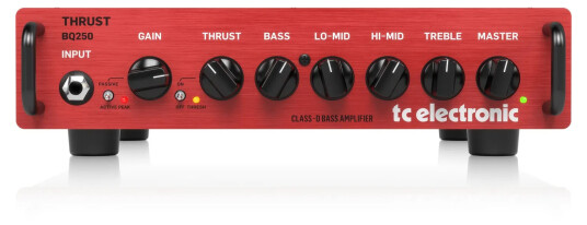 TC Electronic Bq250 250 Watt Portable Bass Head With Mosfet Preamp TC Electronic Bq250 250 Watt Portable Bass Head With Mosfet Preamp
