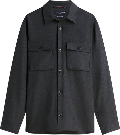 Tommy Hilfiger Ny Flannel Overshirt Grey XL