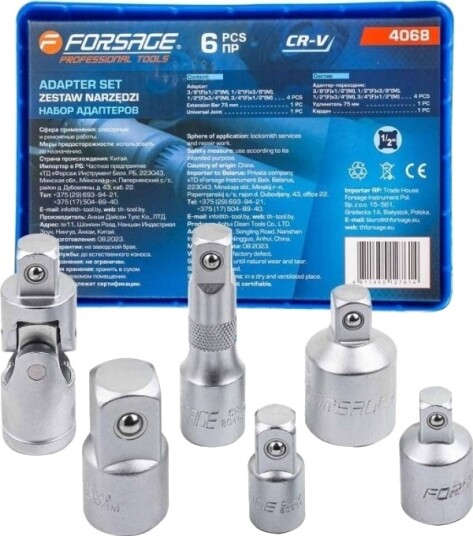 Forsage Adaptersett 6 Deler F 4068