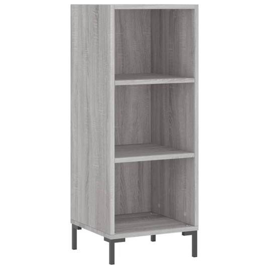 vidaXL Highboard grå sonoma 34,5x34x180 cm konstruert tre 8720845497491 vidaXL Highboard grå sonoma 34,5x34x180 cm konstruert tre 8720845497491