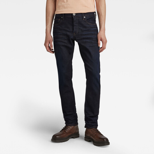 G-Star RAW 3301 Regular Tapered Jeans - Dark blue - Men 36-30 Dark blue male G-Star RAW 3301 Regular Tapered Jeans - Dark blue - Men 36-30 Dark blue male