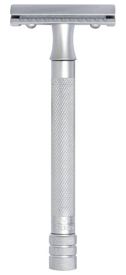 Merkur Merkur Straight CombLong Handle-Matt Chrome 22C Merkur Merkur Straight CombLong Handle-Matt Chrome 22C