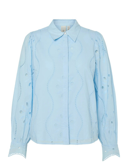 YAS Yascera Ls Shirt S. - Blue - 40 YAS Yascera Ls Shirt S. - Blue - 40