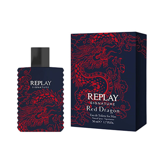 Replay Signature Red Dragon Eau De Toilette 50ml Replay Signature Red Dragon Eau De Toilette 50ml