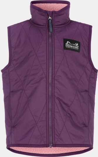 Didriksons Rime Kids' Vest Northen Purple Didriksons Rime Kids' Vest Northen Purple