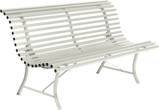 Fermob - Louisiane Bench 150 Cm, Clay Grey - Hagebenker - Grønn,Grå - Metall