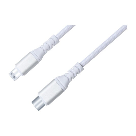 DACOTA PLATINUM USB-C - LIGHTNING KABEL 0.5M, HVIT