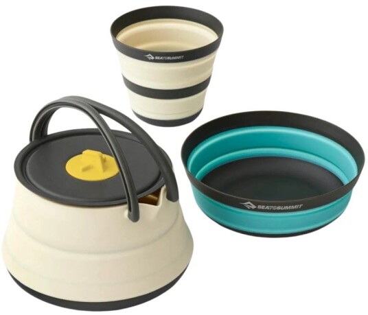 Sea to Summit Frontier UL Collapsible Kettle Cook Set 1Person 3 piece 