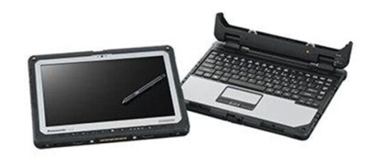 Panasonic - keyboard - Nordic - Tastatur - Nordisk - Slv