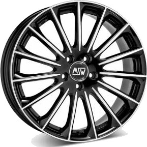 MSW 30 Gloss Black Full Polished 8.5x20 5x112 ET40 B73.1 MSW 30 Gloss Black Full Polished 8.5x20 5x112 ET40 B73.1