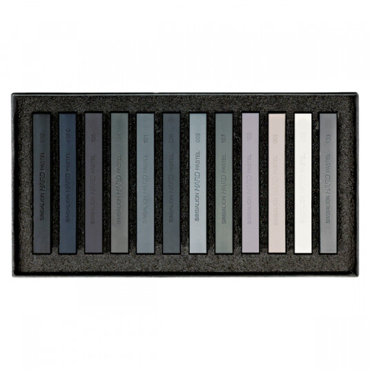 Lyra Pastellfargestifter Hard Grey Tones 12-sett