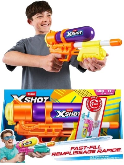 Zuru Xshot Retro Fast-Fill Vanngevær Lilla