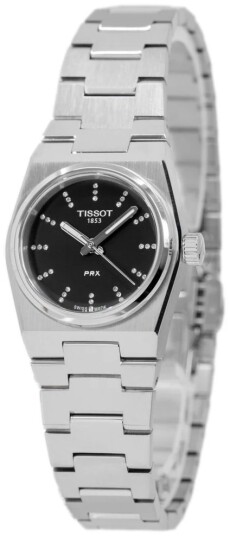 Tissot Dameklokke T137.010.11.056.00 PRX Sort/Stål Ø25 mm