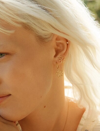 Edblad Alba Studs S Gold   Gold   ONE SIZE