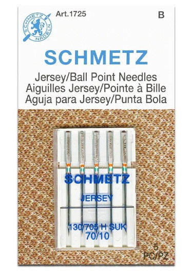Schmetz Jerseynål 70/10 130/705 H SUK, 70/10, 5-pack Schmetz Jerseynål 70/10 130/705 H SUK, 70/10, 5-pack