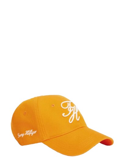 Tommy Hilfiger Th Script Soft 6 Panel Cap Orange ONE SIZE Tommy Hilfiger Th Script Soft 6 Panel Cap Orange ONE SIZE