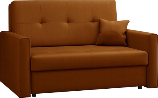 Denegal 2 seters Sovesofa   Mørkegul