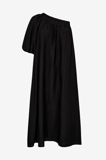 co’couture - Kjole Heracc Asym Puff DresSvart