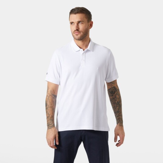 Helly Hansen Herre Riftline Quick dry Tactel® Polo Skjorte Hvit XL