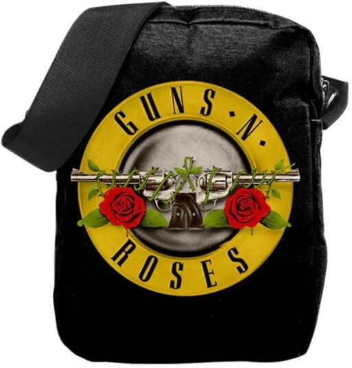 Rocksax Ryggsekk Guns N' Roses Logo Crossbody Bag med Stash Pockets