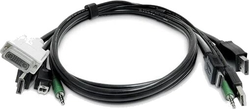 StarTech SKDVI2HDDP06MMKVM06T Adapterkabel 1,8 m - TAA-kompatibel SKDVI2HDDP06MMKVM06T