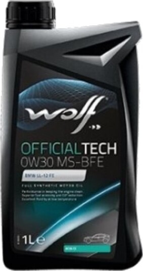 Motorolje WOLF OFFICIALTECH 0W-30 MS-BFE 5L