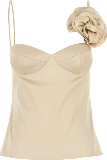 Magda Butrym Dame Topper Beige S,