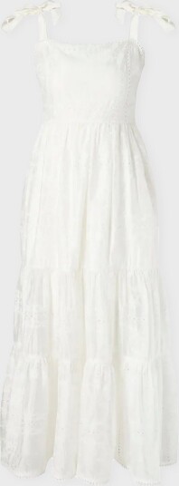 By Malina Maxikjole Adri Embroidered Tie Strap Maxi Dress Hvit By Malina Maxikjole Adri Embroidered Tie Strap Maxi Dress Hvit