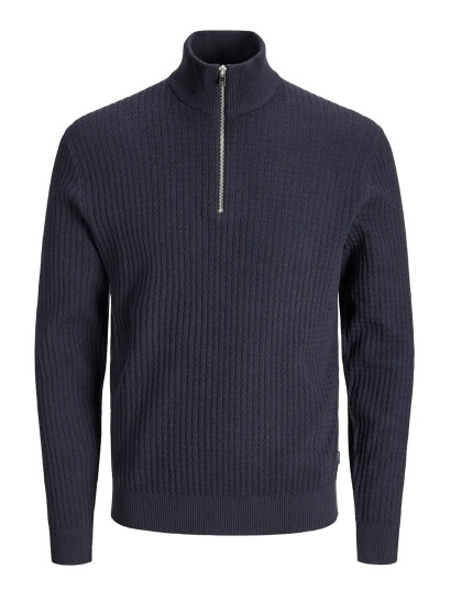 Jack & Jones Jprblubarkley Knit Half Zip Jnr Navy 140 Jack & Jones Jprblubarkley Knit Half Zip Jnr Navy 140