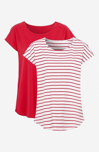 Cellbes Jerseytopper med korte ermer Alma 2-pack 38/40