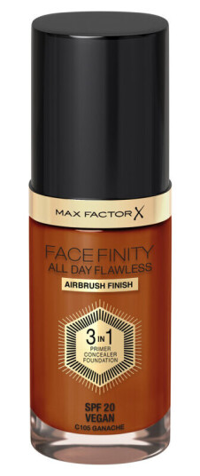 Max Factor Facefinity All Day Flawless 3 in 1 Foundation 105 Ganache