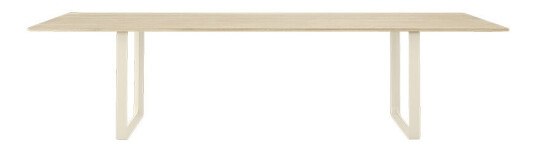 Muuto 70/70 spisebord 295 x 108 cm Solid oak-Sand