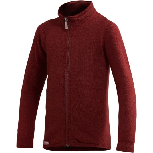 Woolpower Kids' Full Zip Jacket 400 122-128, Rust Red Woolpower Kids' Full Zip Jacket 400 122-128, Rust Red