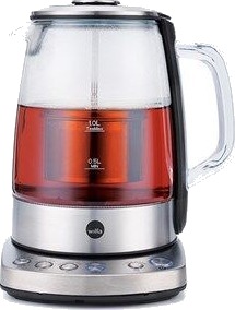Wilfa WKL-1350 Vannkoker med Justerbar Temperatur 1,25 L Rustfritt Stål og Glass